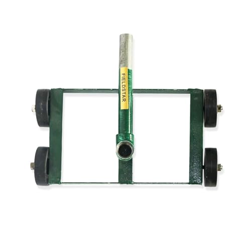 Image of Fieldstar Impulse Brass Heavy Sprinkler with 4 Wheel Stand, High Impact Water Sprinkler for Gardening & Agriculture