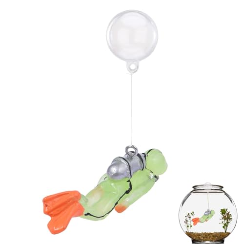 Teksome Décorations flottantes pour aquarium | Boule flottante lumineuse pour aquarium | Petite boule pour aquarium