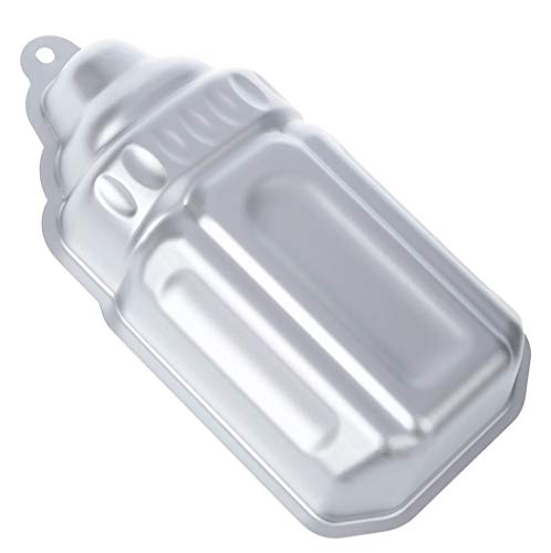 WJSYSHOP 9.5 Inch Feeding Nursing Milk Baby Bottle Shaped Aluminum 3D Cake Mold Baking Mould Tin Cake Pan - Baby Bottle