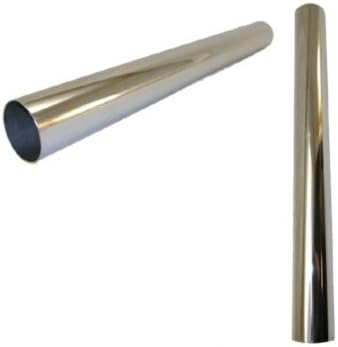 2' Straight Stainless Steel Pipe, 2.75"
