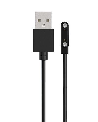 スマートウォッチ 充電ケーブル 充電器 2ピンの距離は7.62mm 磁気充 USB充電【KONXISA】汎用マグネット充電コード 磁気吸着 急速充電 高耐久 軽量 小さい 持ち運び便利 旅行用