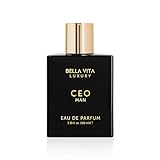 Bellavita Luxury CEO MAN Eau de Parfum | 100 ml (3.4 fl.oz.) | Perfume for Men | Mandarin, Lemon, Lavender, and Vetiver Notes | Long Lasting Men's Fragrance