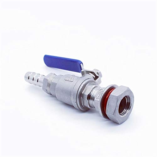 Válvula de bola compacta de acero inoxidable con espiga barb de 1" DN25 4