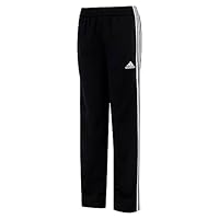 adidas Boys' Active Sports Athletic Tricot Jogger Pant, Iconic Adi Black, 6 Regular