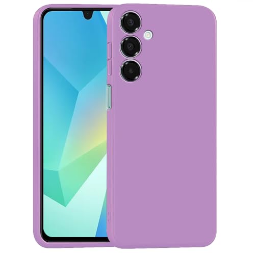 Image of Back Cover for Samsung Galaxy A16 5G / A16 4G | Full Camera Protection | Premium Liquid Silicon Case | Flexible Bumper Case for Samsung Galaxy A16 5G / A16 4G (Purple)