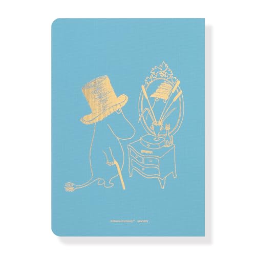 ニトムズ STALOGY ノート 1/2イヤーノート B6 方眼 ムーミン ブルー SS0096