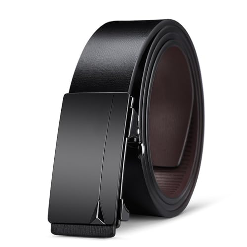 Belt Men's Leather Belt Automatic Buckle Business Belt