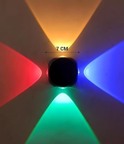 Image of SEER wall Lights 4 Way Splitter Light RGB Indoor /Outdoor Waterproof Shockproof IP65 Exterior Wall Light