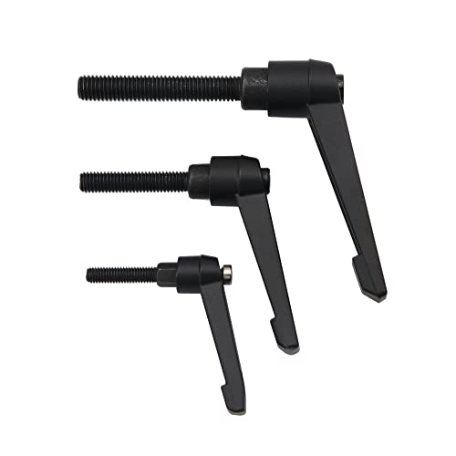 Image of 6Pcs Male Thread Adjustable Handle Machine Knobs Clamping Lever Handle Stud M6 M8 M10