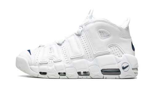 Nike Air More Uptempo DH8011 Herren Schuhe, 100, Weiß/Midnight Navy, Größe 41, Weiss/opulenter Garten, 42 EU