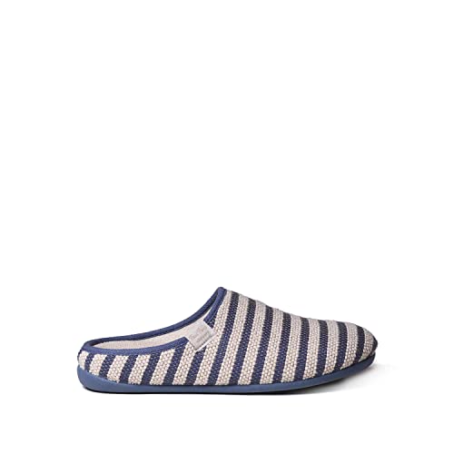 TONI PONS Zapatilla de casa para mujer en tejido de algodón - MELY - Marino, 38 EU