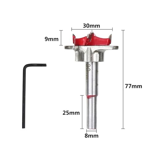 Guide de perçage pour charnière et localisateur de mèche à bois 15-35 mm