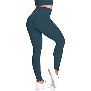 Desol Damen Yogahose mit 3 Taschen,Hohe Taille Sport Leggings Lange Yoga Pants Blickdicht Yogatights Fitnesshose