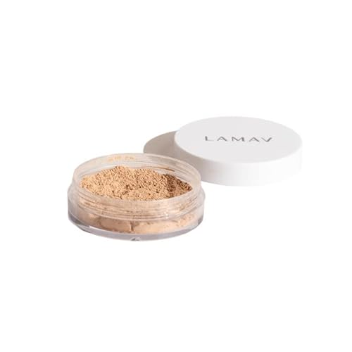 LAMAV Anti-Aging Mineral Foundation with SPF15 - Mineral Powder Foundation, Sheer-to-full Coverage, 100% Natural, Smooth, Radiant Finish, Reduces Signs of Aging