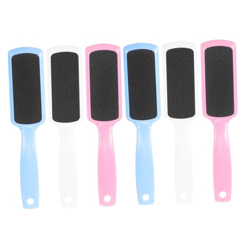 DEARMAMY 6 piezas Limas para Pies Reutilizables Removedor de Muerta y Callos Herramientas Manuales para Exfoliar y Suavizar Durezas Cuidado Completo para Talones Agrietados Pedicura Casa