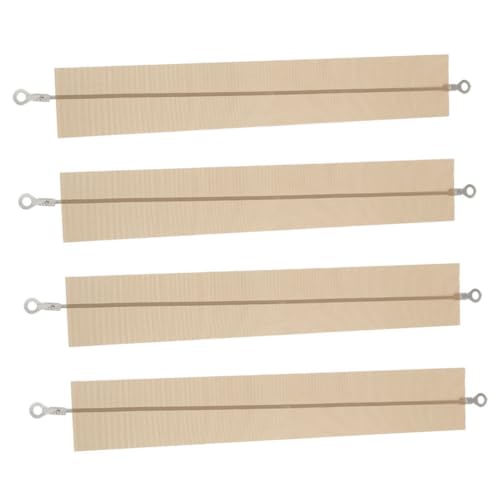 SAFIGLE 4 juegos Kit Tiras de Calentamiento para Selladora Manual Elementos de Repuesto Resistentes y Duraderos para Máquina de Sellado Térmico Accesorios Esenciales para Reparación y