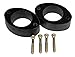DEALPARTS Leveling Lift Kit 1.6 inch 40mm compatible with Mitsubishi - Fits 3000GT, Airtrack, Asx, Carisma, Chariot, Colt, Delica, Dingo, Dion, Galant, GTO, Lancer - Rear Strut Spacers