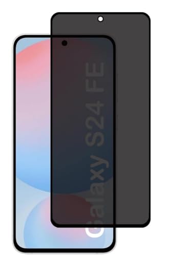 Image of ZARALAPrivacy Screen Protector for Samsung Galaxy S24 FE 5G [1 Pack],Anti-Spy Tempered Glass Film,9H Hardness,Anti Scratch,Anti Fingerprint,Bubble-Free,Anti-Spy Screen Protector