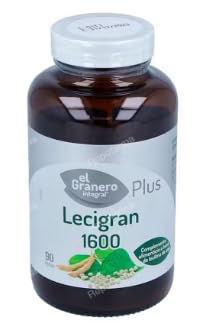 Pack de 3 - Lecigran Lecitina de Soja Máxima Potencia 1600 mg (90 Perlas) – Concentración Premium Ultra Eficaza – Lote de 270 Uds