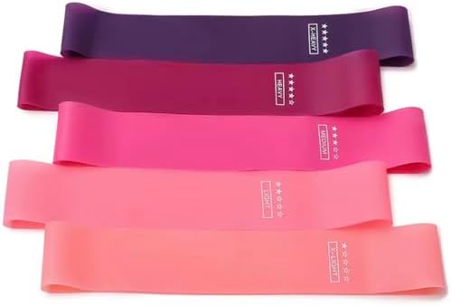 DisMa | Set de 5 Bandas Elásticas | Niveles X-Light, Light, Mediu...
