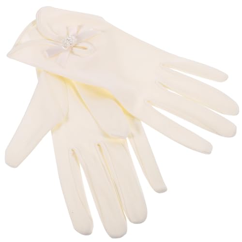 BESPORTBLE Bridal Party Gloves Satin Wedding Gloves Comfortable Fit for Girls Brides