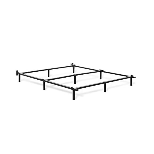 Tuft & Needle Metal Base Bed Frame for California King Mattress by Simple Tool-Less Assembly | Powder-Coated Black Steel | 5-Year Warranty