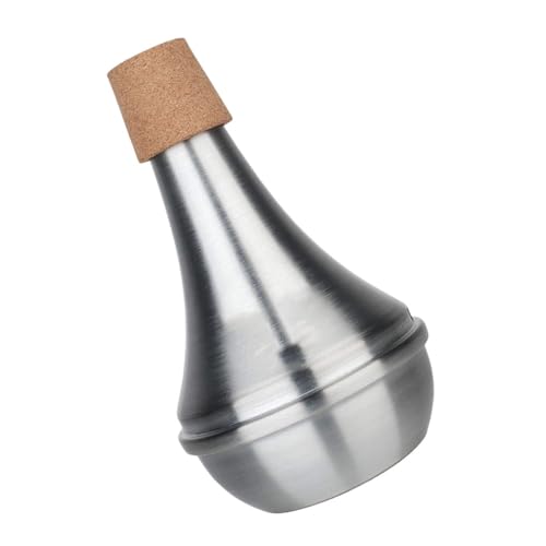 FAVOMOTO Cork Mute Trumpet Cup Mute Lightweight Aluminum Alloy for Home Practice