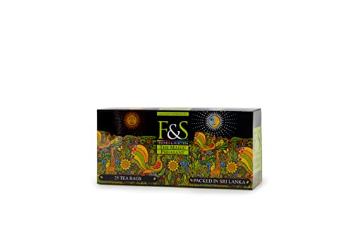 Pure Ceylon Green Tea Bags | 100% Natural | Vegan | Vegetarian | High Grown | Plant Based | Ceylon Premium Quality Gluten Free High Catechin 25 Tea Bags 37.5G | 1.3 Oz #TOP11