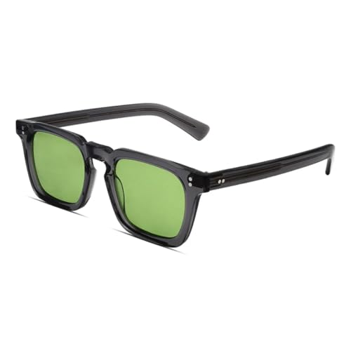 Lunettes de soleil en acétate premium avec rivets rétro et protection UV400