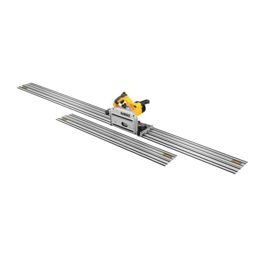 DEWALT DWS520CK 6-1/2-Inch 12-AMP TrackSaw Kit with 59-Inch and 102-Inch Track