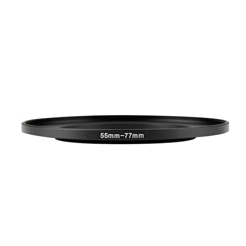 Image of 55-77mm Step-Up Ring Adapter, 55mm to 77mm Step Up Filter Ring for 55mm Lens Install 77mm ND CPL UV Camera Lens Filter(55mm-77mm)