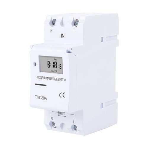 Interrupteur horaire programmable 48V à double puissance 16A 30A - 2