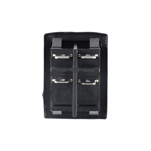 Interrupteur à bascule KCD4 4 broches bouton LED rouge 20A - 4