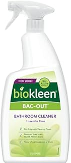 Biokleen Bac-Out Bathroom Cleaner - 32 Ounce -Eco-Friendly, Plant-Based, No Artificial Fragrance - Packaging May Vary
