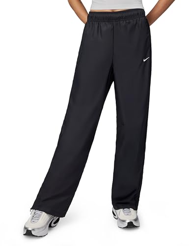 Nike Womens Sportswear Classic Open-Hem Pants Black/Sail Medium