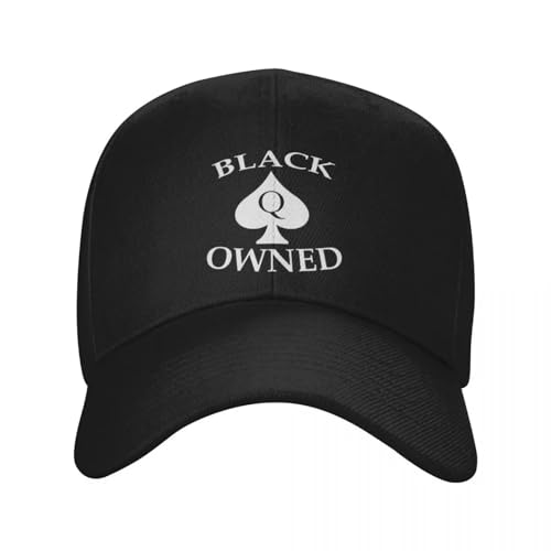 Casquette de baseball noire classique en coton avec snapback réglable style punk pour adultes
