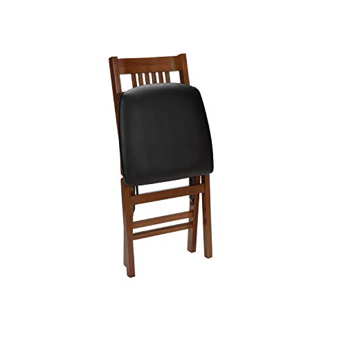 Meco Stakmore True Mission Folding Chair Fruitwood Finish, Set Of 2 #TOP1