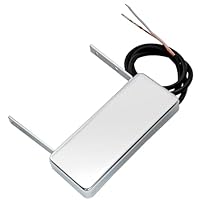 Artec MHFA93 Alnico 5 Halsmontage MiniHumbucker Tonabnehmer Hals Pickup 7,2K für Johnny Smith Style Jazz Gitarre, Chrom
