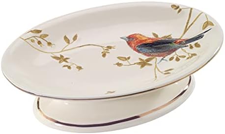 Avanti Linens Gilded Birds Soap Dish