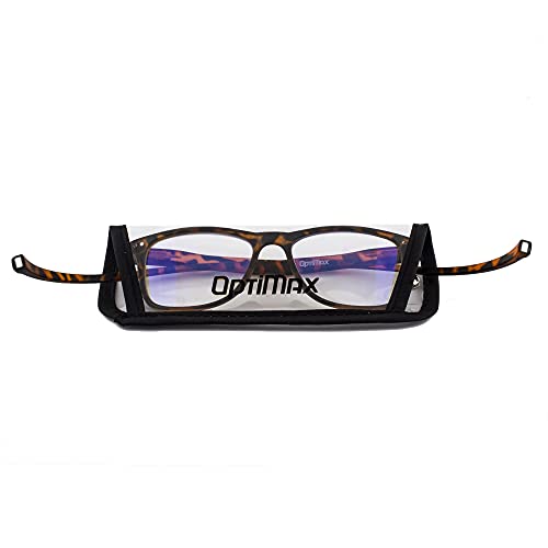 Image of AUGEN Optimax Anti Glare Blue Cut Magnetic Reading Glasses With Neck Rest For Men Women(Brown +1.75)