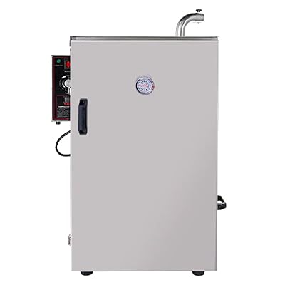 HAKKA Commercial Vertical Electric Smoke Oven for BBQ Grill Smoker 4 Rack 1000W Outdoor Indoor Home Cooking Pastrami, Sausage, Bacon, Smoked Chicken, Smoked Pork (DSH-S20B)