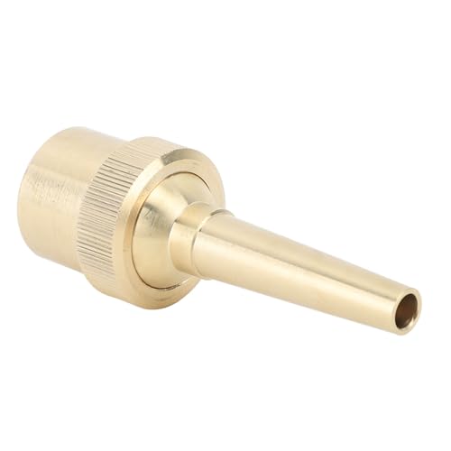 Brass Adjustable Fountain Nozzle Direct Fountain Nozzle Full Jet Brass Direct Fountain Nozzle for Square Park and Scenic Area Fountain (G1.5in)