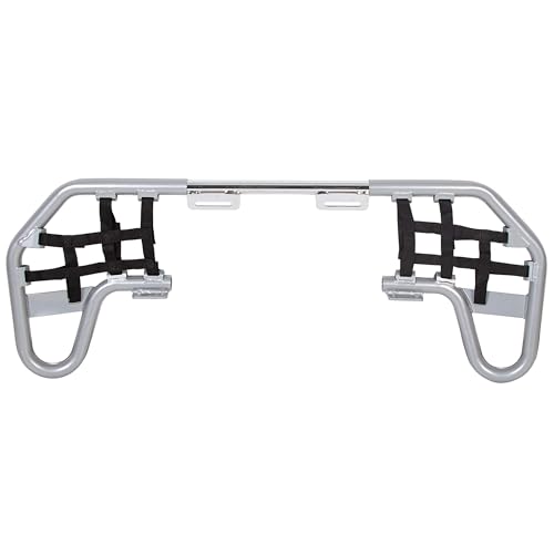 ALMULOO Nerf Bars w/Nets Compatible with Honda TRX 250EX 250X 2001-2024 Silver by ALMULOO - Image 3