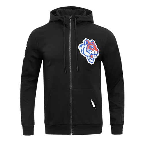 Image of Pro Standard Mens College Classic Chenille Cotton Double Knit Full Zip Hoodie