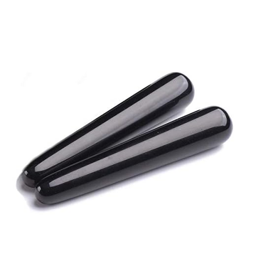 AMOYSTONE Obsidian Crystal Healing Wand