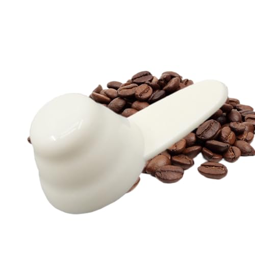 挽いたコーヒー用コーヒースクープ、 計量スプーン, 食品グレードPP計量スプーン(スケール付き)8/10/12グラム計量 、 豆計量 、ベーキング用品、ミルクパウダー 食品グレードの計量大さじ | 調味料 、人間工学に基づいた砂糖、小麦粉、 豆用計量