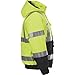 Northern Tool+Equipment Work King Men's Class 3 High-Visibility 3-in-1 Bomber Jacket with Reflective Material, Lime, Medium