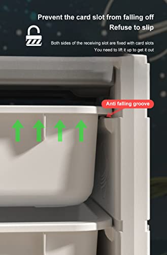 Ma(r)ke(t) Children's Organiser Cabinet, Modular Wardrobe, Children's Organizer with Doors, Set of 2 Modules for Children, Includes Space Trolley