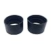 BoliOptics Microscope Eyepiece Eyeshields or Eye-Guards, Professional Quality Microscope Eye Cups, Foldable, 30mm Diameter Mounting Size, Black (Pair) SZ02013911