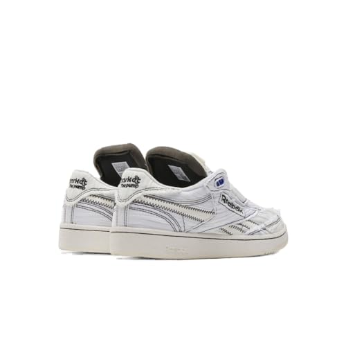 Reebok Unisex-Erwachsene Club C 85 Pump Sneaker, Footwear White/Chalk/Core Black, 40 EU